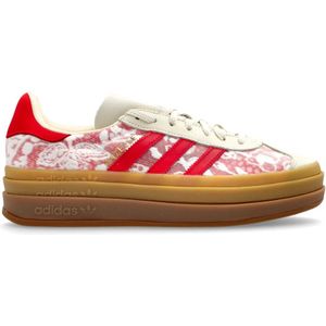 Gazelle - Bold - Sneakers - Rood-Wit - Suède en Textiel