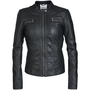 Only, Dames, Jassen, Zwart, Maat: 4XS Poliester,