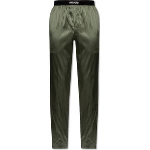 Tom Ford, Heren, Nachtkleding & Lounge, Groen, Maat: XL Zijde,