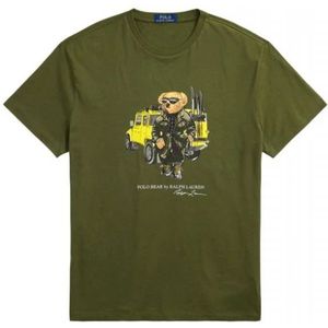 Polo Ralph Lauren, Heren, Tops, Groen, Maat: 2XL Katoen,