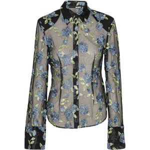 Rotate Birger Christensen, Dames, Blouses & Shirts, Veelkleurig, Maat: L Poliester,