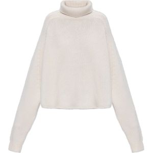 Lisa Yang, Dames, Truien, Beige, Maat: S Kasjmier,