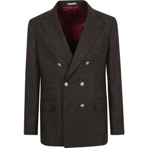 Brunello Cucinelli, Heren, Jassen, Bruin, Maat: XL
