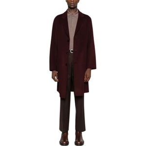 Amaránto, Heren, Mantels, Rood, Maat: L Wol,