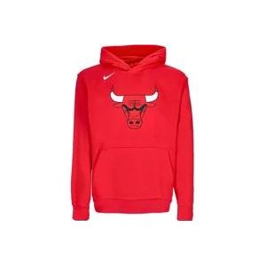Nike Essential Fleece Hoodie Chibul - NBA Streetwear , Red , Heren , Maat: XL