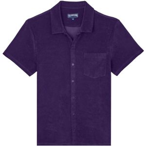 Vilebrequin, Heren, Overhemden, Blauw, Maat: L Katoen,