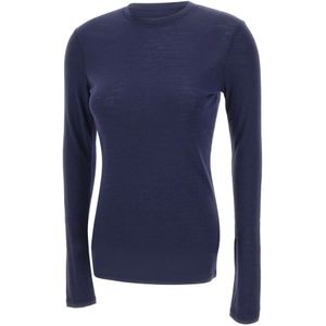 Sun68, Dames, Truien, Blauw, Maat: S Wol,