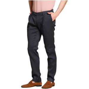 Mason's, Heren, Broeken, Blauw, Maat: 2XL Katoen,