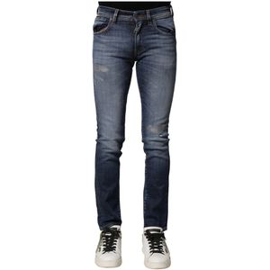 Dolce & Gabbana, Heren, Jeans, Blauw, Maat: XS Denim,