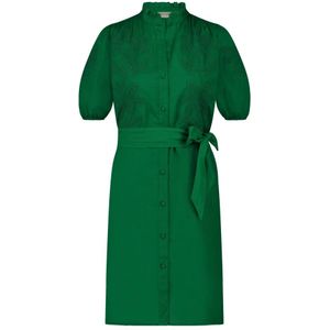 Fabienne Chapot, Dames, Jurken, Groen, Maat: 2XL Katoen,