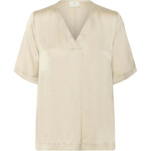 Kaffe, Dames, Blouses & Shirts, Grijs, Maat: M Poliester,