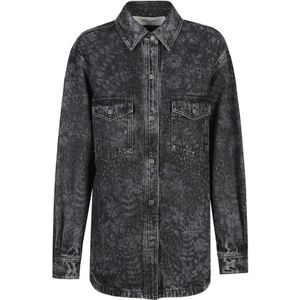 Golden Goose, Dames, Blouses & Shirts, Zwart, Maat: XS