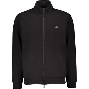 Paul & Shark, Heren, Sweatshirts & Hoodies, Zwart, Maat: M Katoen,