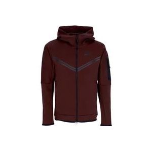 Nike Tech Fleece Hoodie Zip Sweatshirt , Brown , Heren , Maat: M