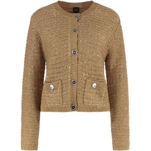 Pinko, Dames, Truien, Beige, Maat: XS Katoen,