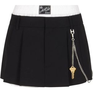 Alexander Wang, Dames, Rokken, Zwart, Maat: XS Katoen,