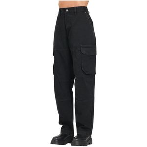 Diesel, Dames, Jeans, Zwart, Maat: L Katoen,
