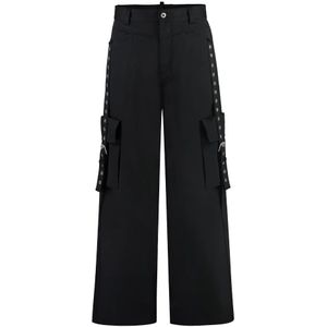 Off White, Heren, Broeken, Zwart, Maat: S Katoen,