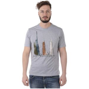 Zegna, Heren, Tops, Grijs, Maat: L