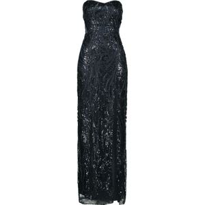 Vera Mont - Pailletten Maxi Avondjurk - Blauw - Dames