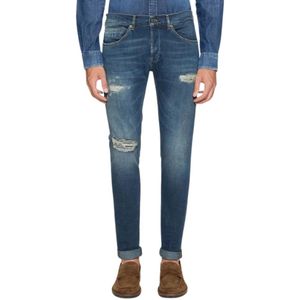 Dondup, Heren, Jeans, Blauw, Maat: W30 Katoen,