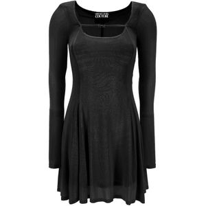 Versace, Dames, Jurken, Zwart, Maat: XS