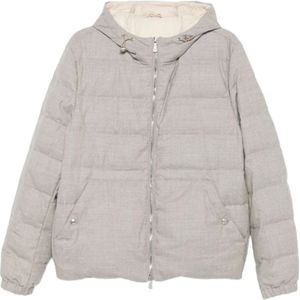 Eleventy, Heren, Jassen, Grijs, Maat: XL Wol,