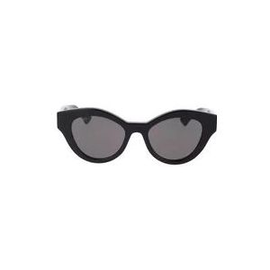 Gucci Minimalistische Cat-Eye Zonnebril , Black , Dames , Maat: 51 MM