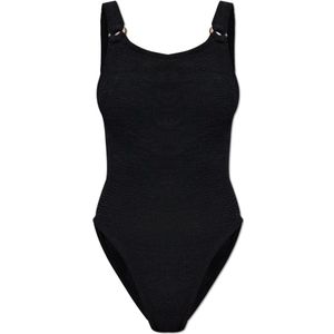 Hunza G - Domino - Eenduikspak - Zwart - ONE Size - Polyamide