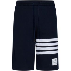 Thom Browne, Heren, Korte broeken, Blauw, Maat: L Katoen,