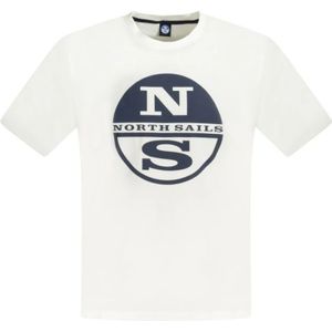 North Sails, Heren, Tops, Wit, Maat: S Katoen,