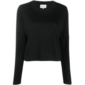 Loulou Studio, Dames, Tops, Zwart, Maat: M