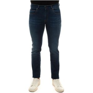 Fay, Heren, Jeans, Blauw, Maat: W42 Denim,