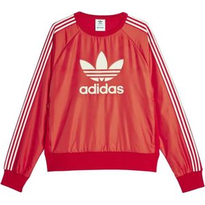 Adidas, Heren, Sweatshirts & Hoodies, Rood, Maat: XL Nylon,