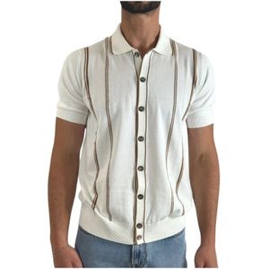 La Fileria, Heren, Tops, Wit, Maat: S Katoen,