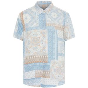 Guess, Heren, Overhemden, Veelkleurig, Maat: S Viscose,