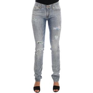 Versace Jeans Couture, Dames, Jeans, Grijs, Maat: W26 Katoen,