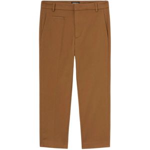 Dondup, Dames, Broeken, Bruin, Maat: XS Katoen,