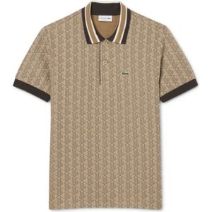 Lacoste, Heren, Tops, Beige, Maat: 2XL