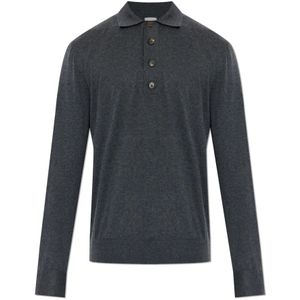 Eleventy, Heren, Truien, Zwart, Maat: L Katoen,