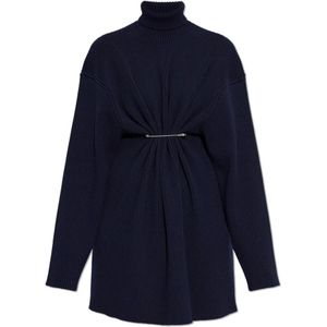 Balenciaga, Dames, Jurken, Blauw, Maat: S Katoen,