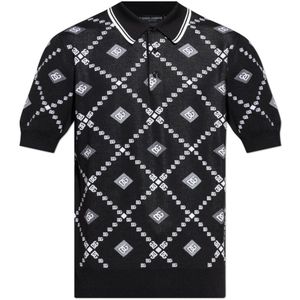 Dolce & Gabbana, Heren, Truien, Zwart, Maat: M Zijde,