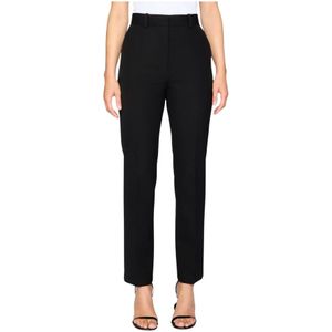 Jacquemus, Dames, Broeken, Zwart, Maat: S Wol,