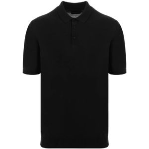 Roberto Collina, Heren, Tops, Zwart, Maat: S Katoen,