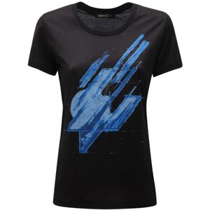 Balenciaga, Dames, Tops, Zwart, Maat: 38 EU