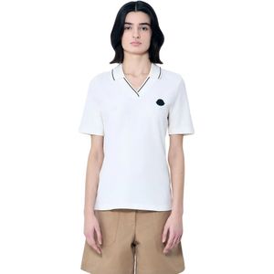 Moncler, Dames, Tops, Wit, Maat: XS Katoen,