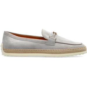 Tod's, Dames, Schoenen, Grijs, Maat: 39 1/2 EU Suède,