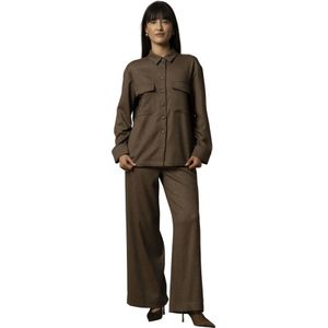 Kocca, Dames, Blouses & Shirts, Bruin, Maat: XS