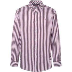 Pepe Jeans, Heren, Overhemden, Rood, Maat: 2XL