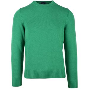 Drumohr, Heren, Truien, Groen, Maat: L Kasjmier,